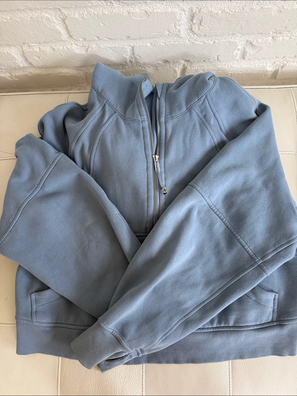 lululemon athletica Half-Zip Pullover - Light Blue